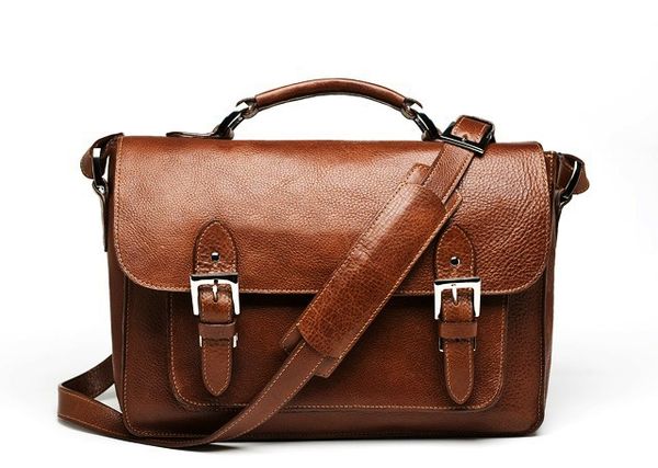 Leather camera bag