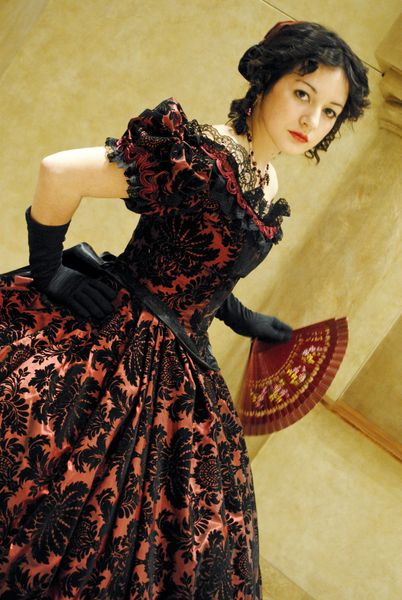 Steampunk 1860s Gown Dress costume | eBay