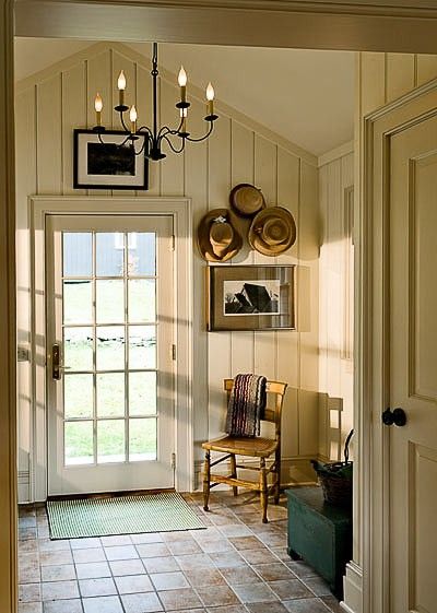 Entry with chandellier