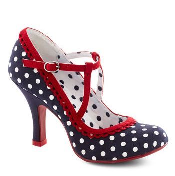 Polka-dotted shoes