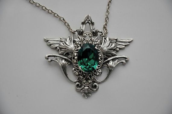 Gothic Necklace Swarovski CrystalNeo Victorian by cynthiacouture, $79.00