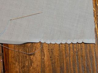 The Old Fashioned Baby Sewing Room: Lesson on the Hand Shell Hem