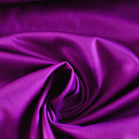 Bright Purple Cotton Sateen by the half yard
