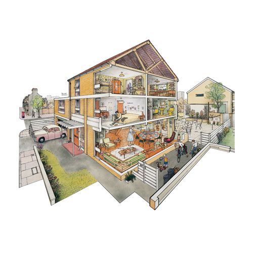 London Townhouse c. 1960