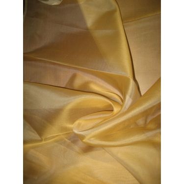 Light Gold SILK ORGANZA FABRIC 54" WIDE (3)