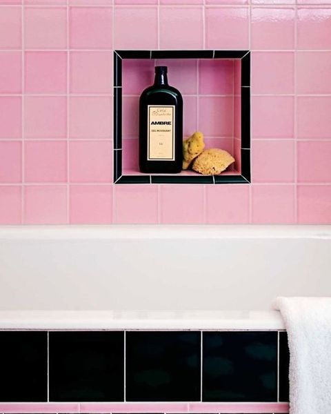 Everything Old is New Again: Pink Tile in the Bathroom, Then & Now