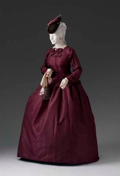 Afternoon dress ca. 1855-65  From the Mint Museum