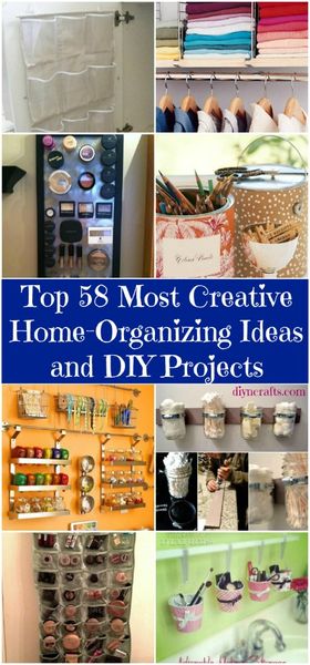 58 ways to organize your entire home! so many cool ways to organize. large and small. apartment or …