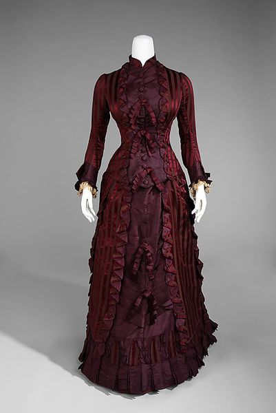 Wedding ensemble 1878 from metmuseum.org