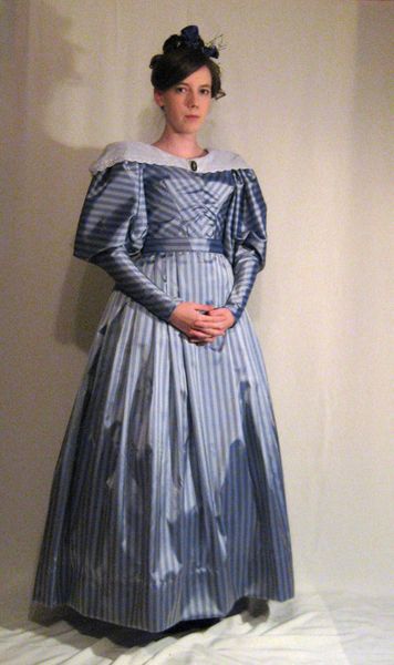 Romantic 1830s Silk Day Dress - this has to be one of my favorite 1830s dresses.