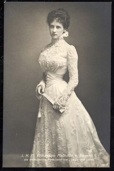 Princess Mathilde of Bavaria, late 1890s