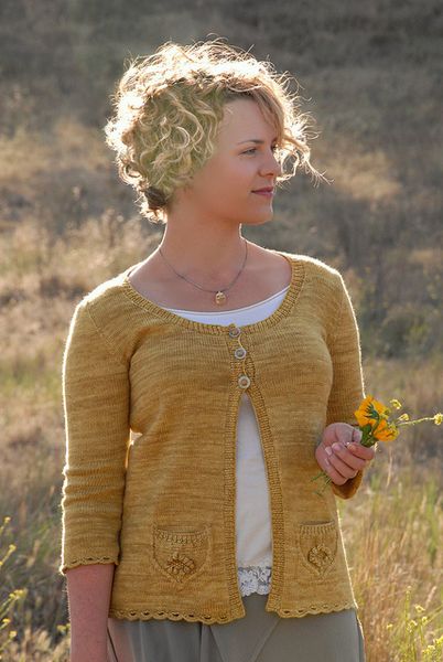 Coastal Knits - Wildflower Cardigan by Alana Dakos
