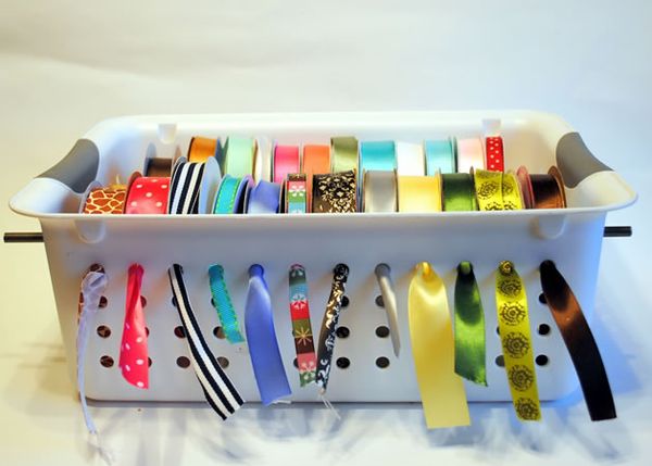 such a great idea! double duty storage