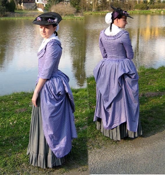 1780's Robe a la Polonaise by ~Stahlrose on deviantART