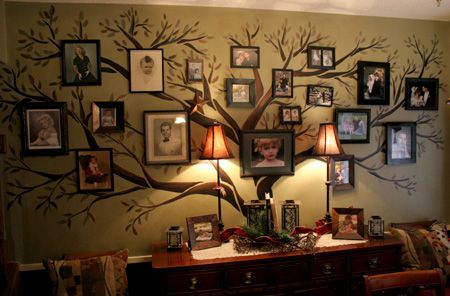 Family Tree Picture Wall Idea