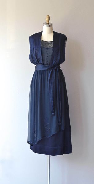 Mondotti silk and lace dress 1920s silk dress by DearGolden