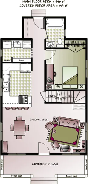 tiny house floor plans | ... storey small country cottage house floor plan by Home Concepts