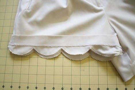 How to make scallop hem