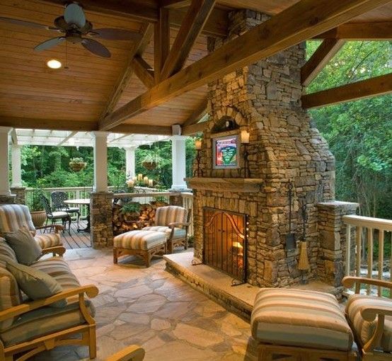 Perfect back porch...in my dreams