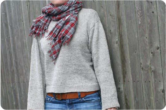 wearing the pullover by honeyflake, via Flickr