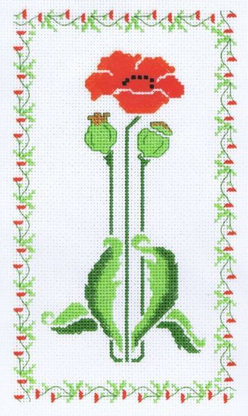 Poppy art nouveau