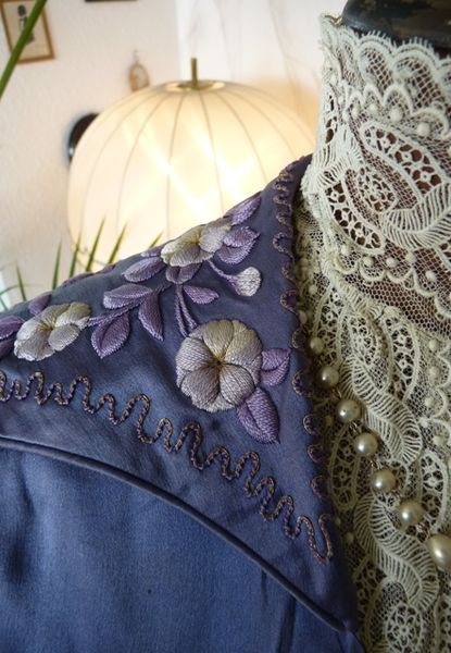 Embroidered Evening Coat, ca. 1910