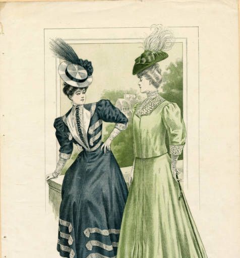 American fashions, Spring 1906 :: Fashion Plate Collection, 19th Century