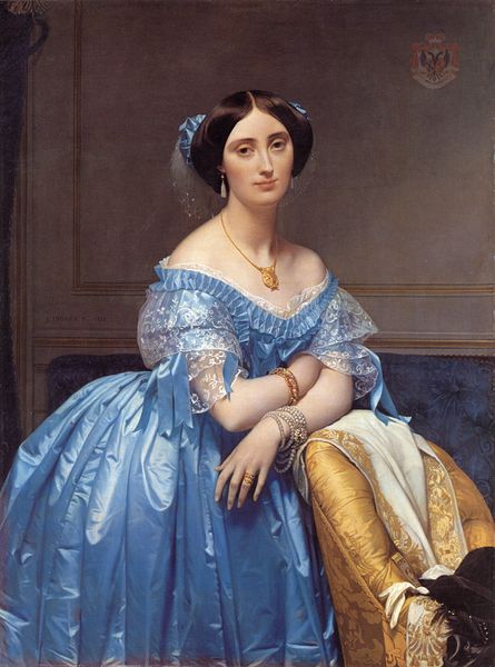 Portrait of Princesse Albert de Broglie, née Joséphine-Eléonore-Marie-Pauline de Galard de Brass…