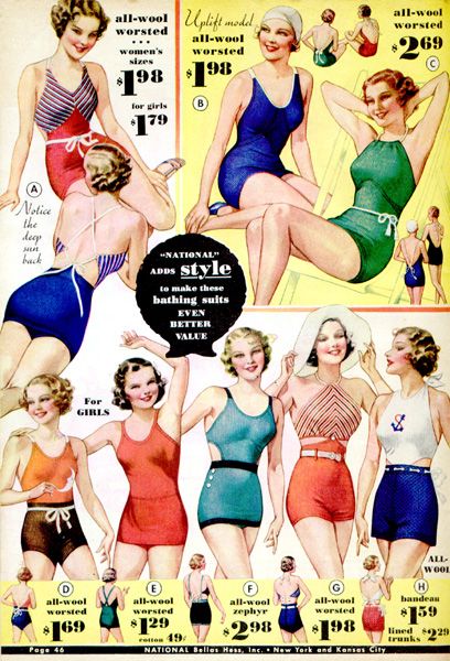 Swimwear, 1934