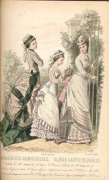 1870s fashion plate Scrapbook