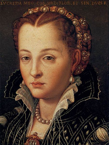 1555-65 BRONZINO, Agnolo  Lucrezia di Cosimo