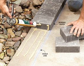 How to cover a Concrete Patio with Pavers.
