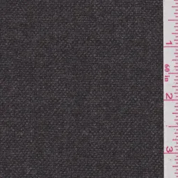 Brown/Charcoal Wool Suiting - Discount Fabrics
