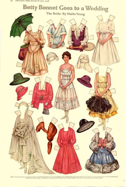 1918 Paper Dolls