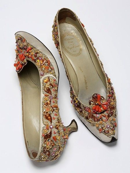 Pair of evening shoes | Roger Vivier | V Search the Collections, 1920's