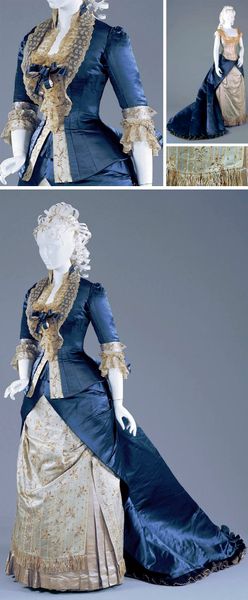 Reception gown, Worth, ca. 1877-78. Cincinnati Art Museum