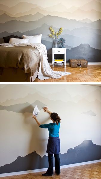 mountain mural