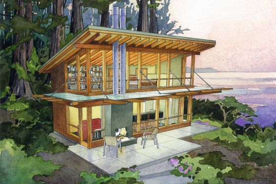 Cottage style home, vacation home,elevation