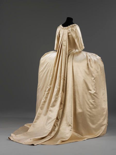 1775-1780 Court dress: back