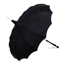 Bella Umbrella Signature Pagoda Umbrella in Black