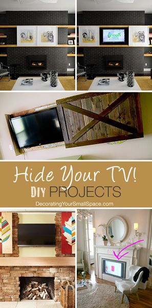 Hide Your TV! • DIY Projects • Lots of Ideas & Tutorials!