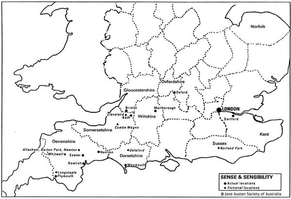 Maps of the Novels. #JaneAusten  http://www.jasna.org/info/maps.html