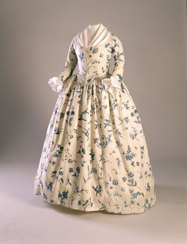 Dress, 1760-1790.  Worn by Deborah Sampson, possibly as her wedding dress.