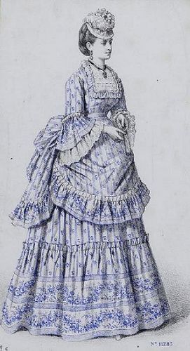 Day dress - circa 1872