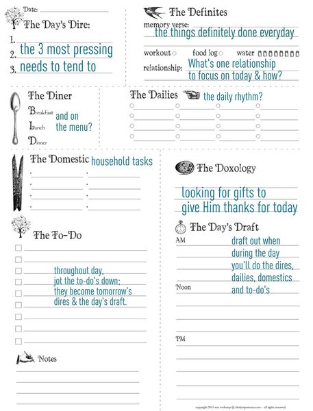 Free PDF Daily planner. More for stay-at-home parents, but I like it.