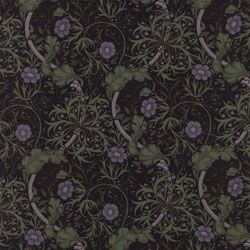 Moda William Morris Apprentice Seaweed Black