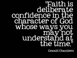 Faith is...