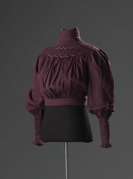 A gorgeous plum shirtwaist c. 1895
