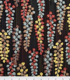 Quilter's Premium Fabric- Geiko Vine Black : premium quilting fabric : quilting fabric & kits : …