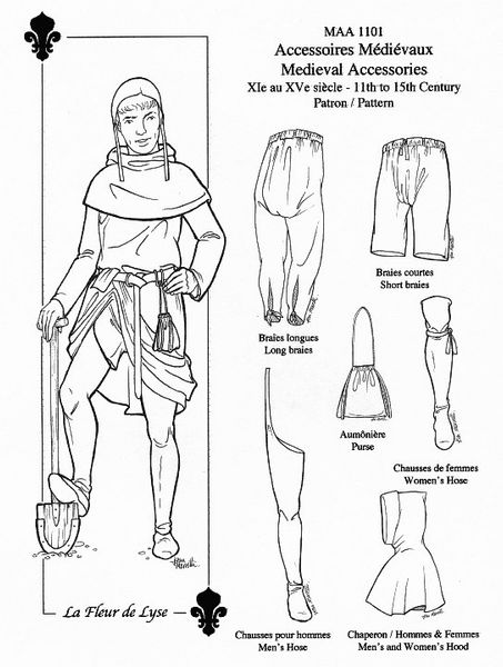 MAA1101 Medieval Accessories 11th15th century / by LaFleurdeLyse, $29.95